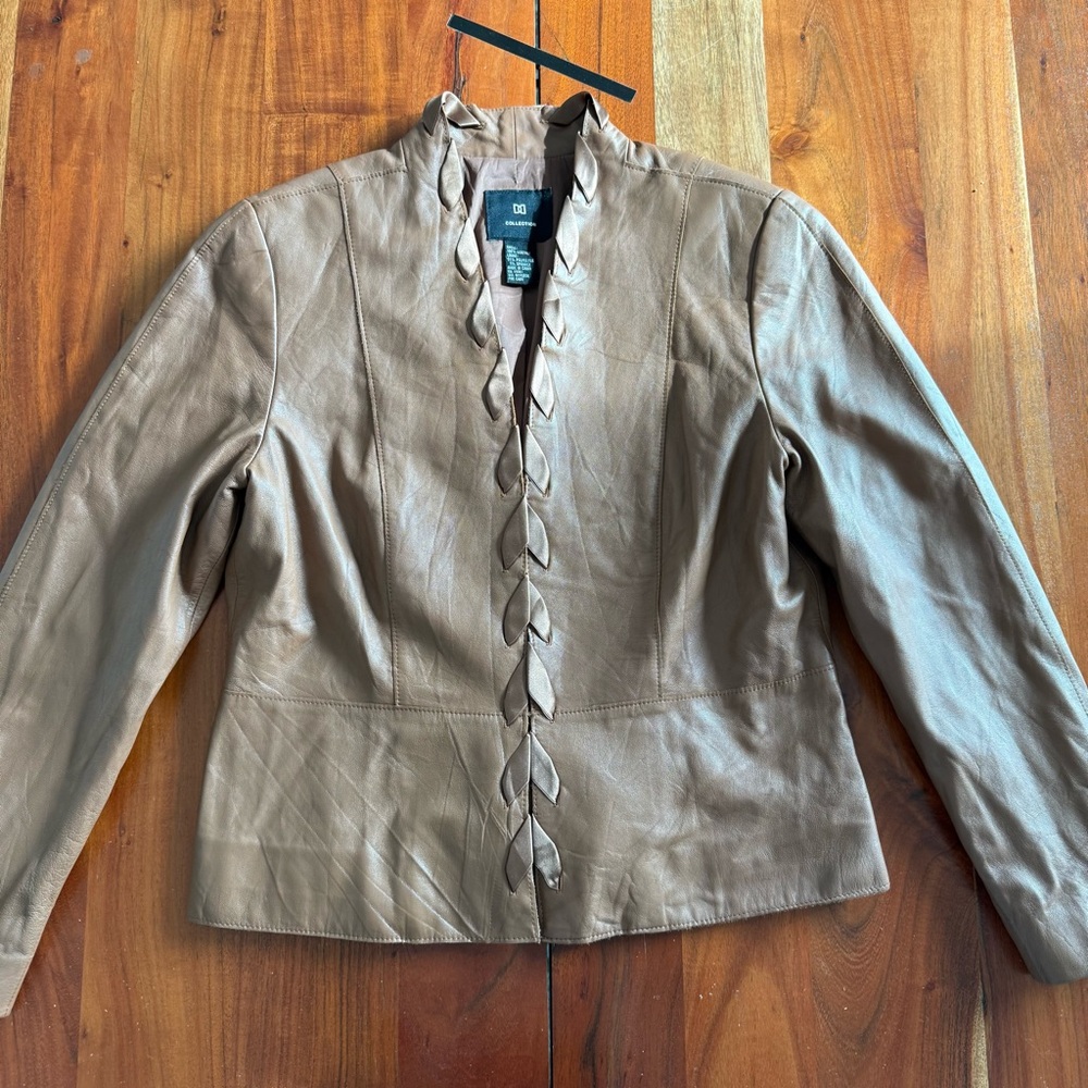 Collection B Brown Leather Jacket - image 2